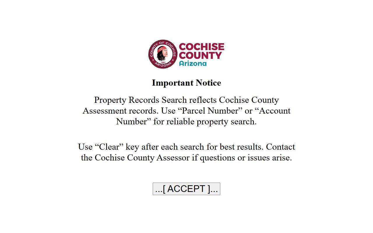 Cochise County Assessor property search for residents directory